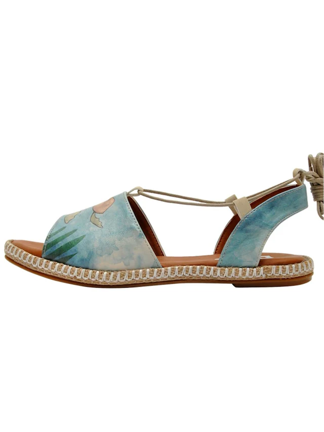 DOGO Sandale »Hazel Victor Bicycles Damen Sandalen, Hazel Spread Your Wings« Handgefertigt