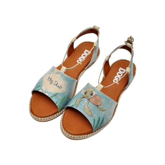 DOGO Sandale »Hazel Victor Bicycles Damen Sandalen, Hazel Spread Your Wings« Handgefertigt