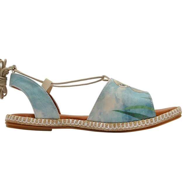 DOGO Sandale »Hazel Victor Bicycles Damen Sandalen, Hazel Spread Your Wings« Handgefertigt