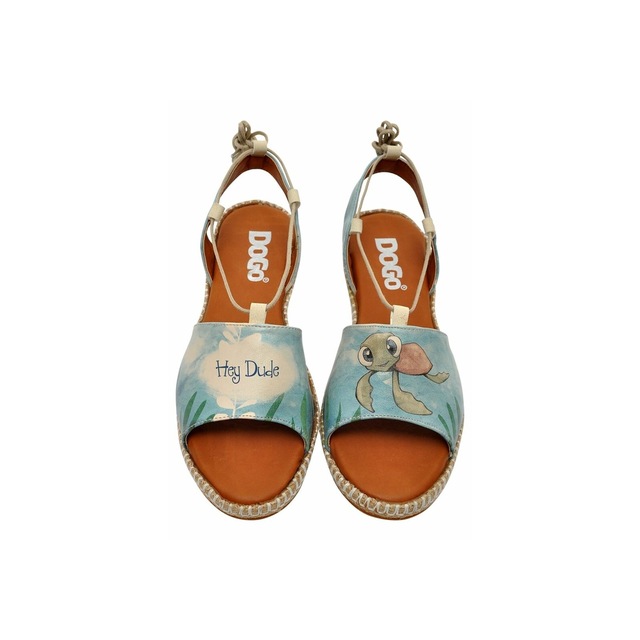 DOGO Sandale »Hazel Victor Bicycles Damen Sandalen, Hazel Spread Your Wings« Handgefertigt