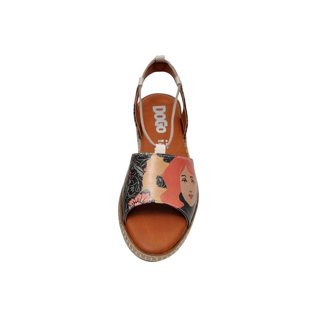DOGO Sandale »Hazel Victor Bicycles Damen Sandalen, Hazel Spread Your Wings« Handgefertigt
