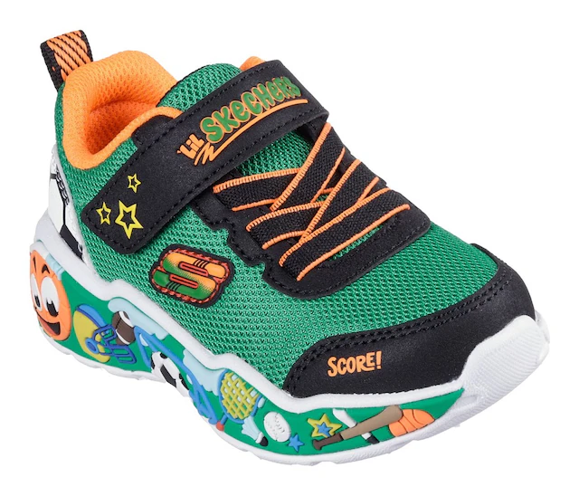 Skechers Lauflernschuh »PLAY SCENE« , Sneaker, Babyschuh mit Klettverschluss, Größenschablone zum Download