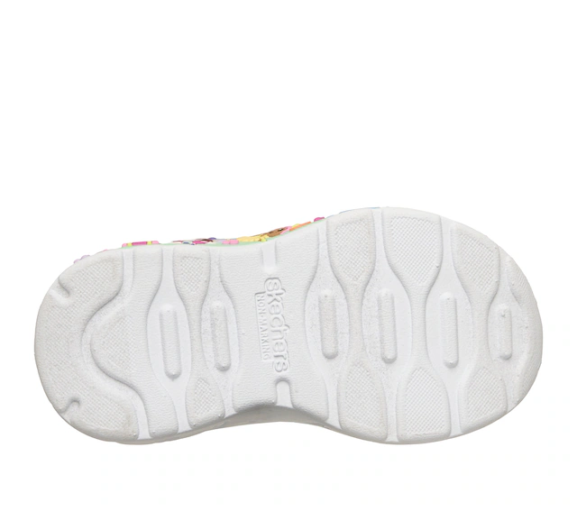 Skechers Lauflernschuh »PLAY SCENE-FUN SQUAD« Sneaker mit bunten Motiven verziert, Größenschablone zum Download