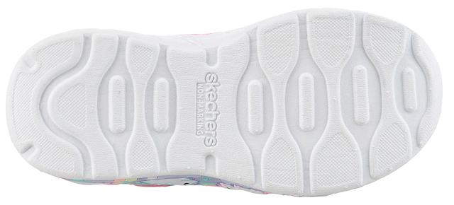 Skechers Lauflernschuh »PLAY SCENE-FUN SQUAD« Sneaker mit bunten Motiven verziert, Größenschablone zum Download