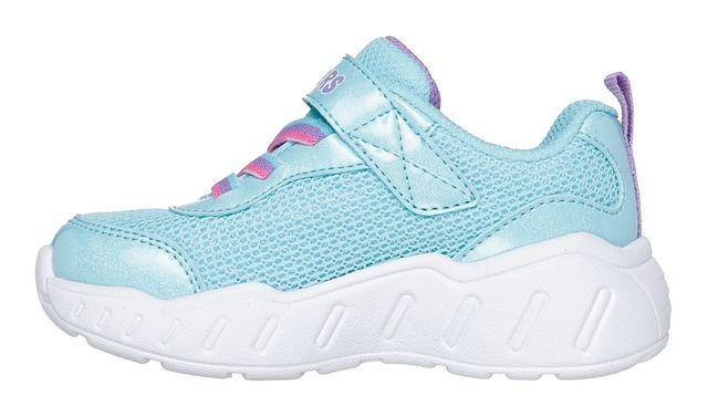 Skechers Lauflernschuh »PLAY SCENE-FUN SQUAD« Sneaker mit bunten Motiven verziert, Größenschablone zum Download