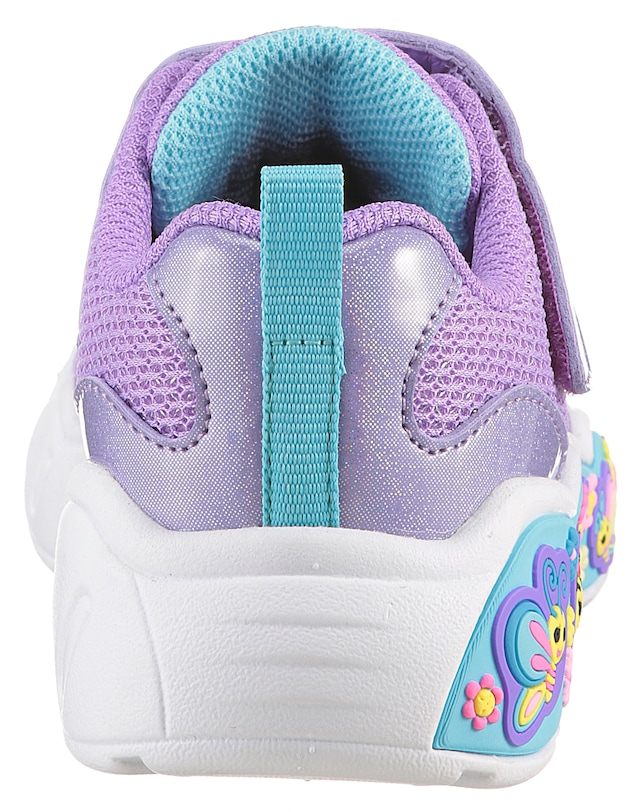 Skechers Lauflernschuh »PLAY SCENE-FUN SQUAD« Sneaker mit bunten Motiven verziert, Größenschablone zum Download