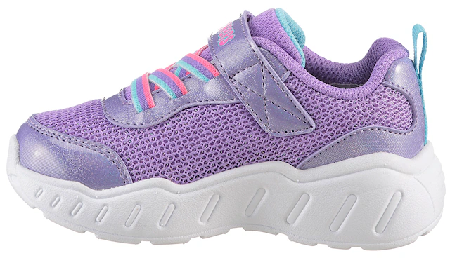Skechers Lauflernschuh »PLAY SCENE-FUN SQUAD« Sneaker mit bunten Motiven verziert, Größenschablone zum Download