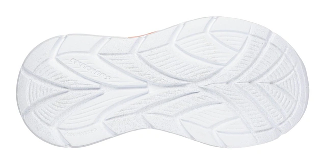 Skechers Lauflernschuh »FLEX-GLOW ULTRA LIGHTS« Blink,-Klettschuh zum Schlüpfen, Neon, Größenschablone zum Download