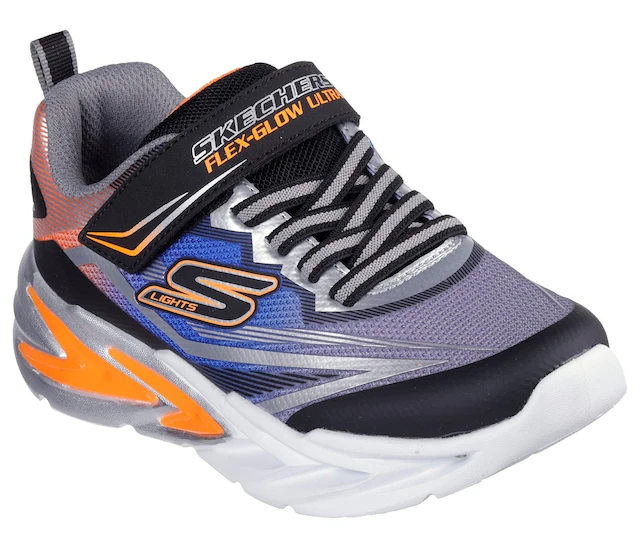 Skechers Sneaker »FLEX-GLOW ULTRA« Klettschuh zum Schlüpfen, Größenschablone zum Download
