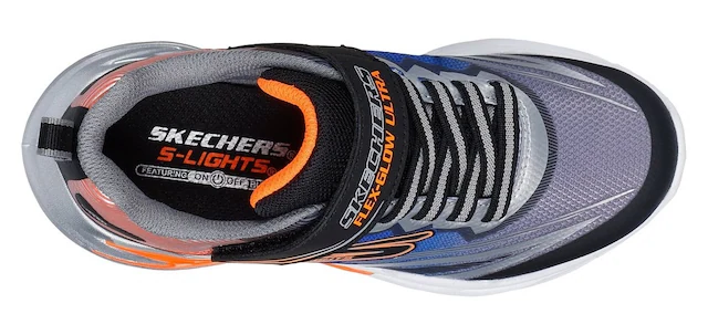 Skechers Sneaker »FLEX-GLOW ULTRA« Klettschuh zum Schlüpfen, Größenschablone zum Download