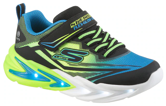 Skechers Sneaker »FLEX-GLOW ULTRA« Klettschuh zum Schlüpfen, Größenschablone zum Download