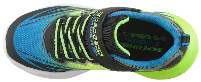 Skechers Sneaker »FLEX-GLOW ULTRA« Klettschuh zum Schlüpfen, Größenschablone zum Download