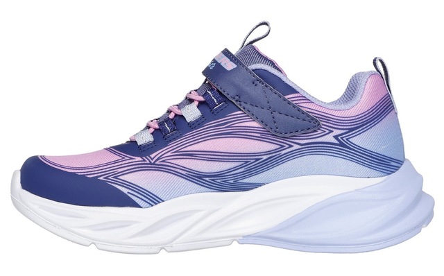 Skechers Sneaker »COSMIC GLOW LIGHTS« Klettschuh mit Glitzer, Größenschablone zum Download