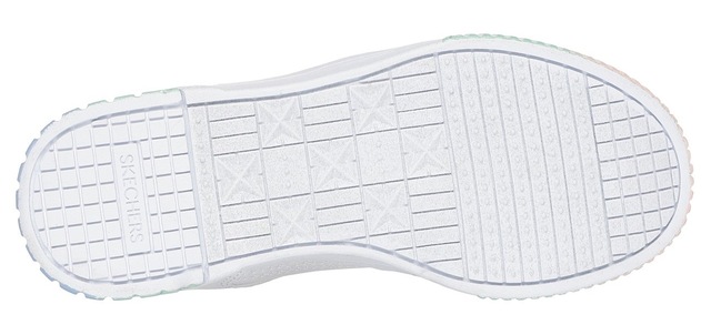 Skechers Sneaker »JADE-SOFT GLOW« , Schnürschuh mit Regenbogenlaufsohle, Größenschablone zum Download