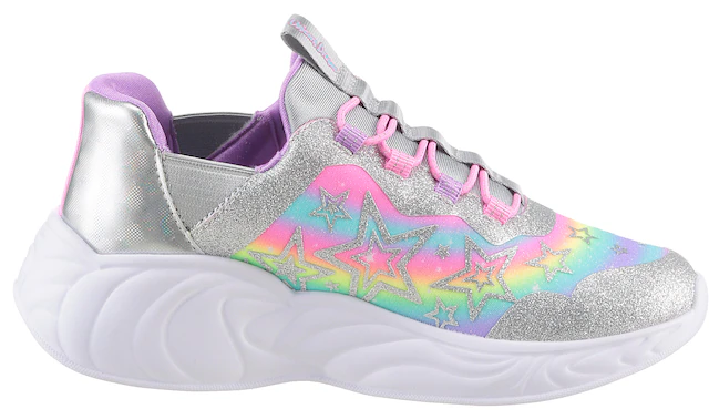 Skechers Slip-On Sneaker »UNICORN DREAMS LIGHTS« Glitzer,-Blinkschuh zum Schlupfen, Größenschablone zum Download