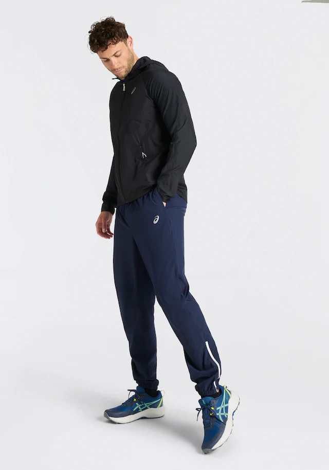Asics Laufhose »ASICS CORE WOVEN PANT« Schnelltrocknend, Reflektierend, Smartphone-Fach