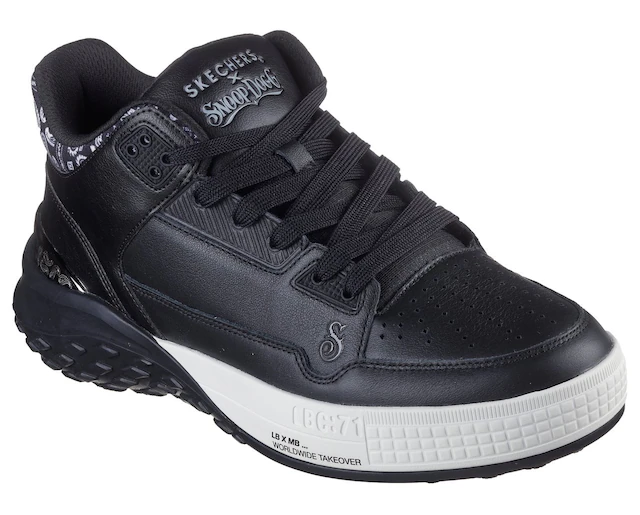 Skechers Sneaker »SIZZLE-SNOOP SIZZLE BUCKETS« , Schnürschuh, Freizeitschuh, MidCut mit Air-Cooled Memory Foam