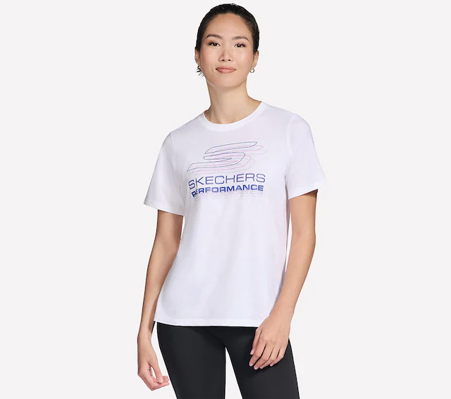 Skechers Funktionsshirt »VELOCITY TEE« aus Baumwolle und Polyester, erhältlich in den Größen XS bis XXXL