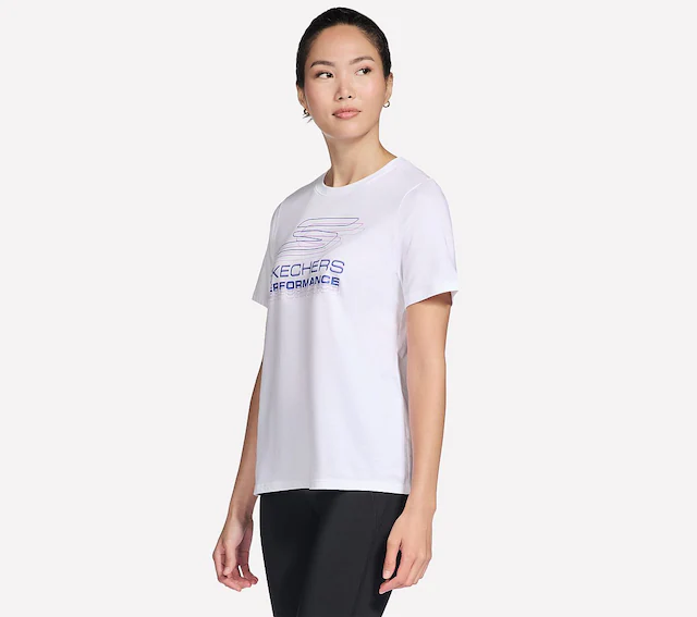 Skechers Funktionsshirt »VELOCITY TEE« aus Baumwolle und Polyester, erhältlich in den Größen XS bis XXXL