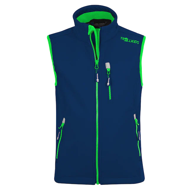 TROLLKIDS Softshellweste »KIDS TROLLFJORD VEST« für Kinder und Jugendliche geeignet, atmungsaktives Material