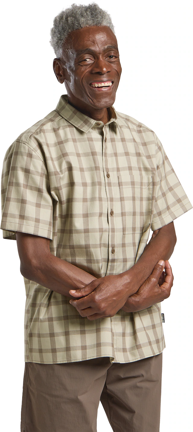 Jack Wolfskin Outdoorhemd »PLANALTO SHIRT M« mit Brusttasche, Langarm, im Karohemd-Design, aus Single Jersey