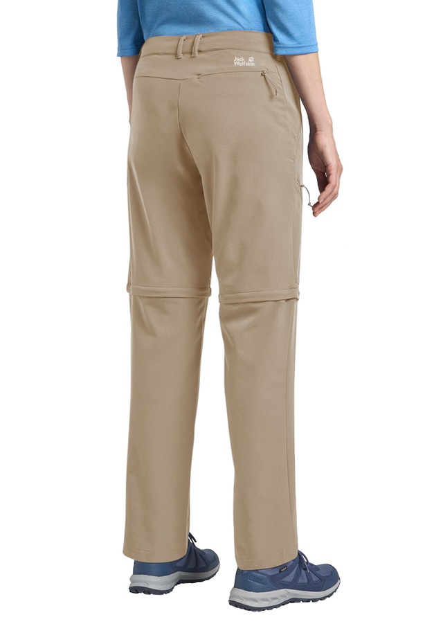 Jack Wolfskin Zip-off-Hose »PICO TRAIL ZIP OFF PANTS W« mit abnehmbaren Hosenbeinen, schnell trocknend, atmungsaktiv