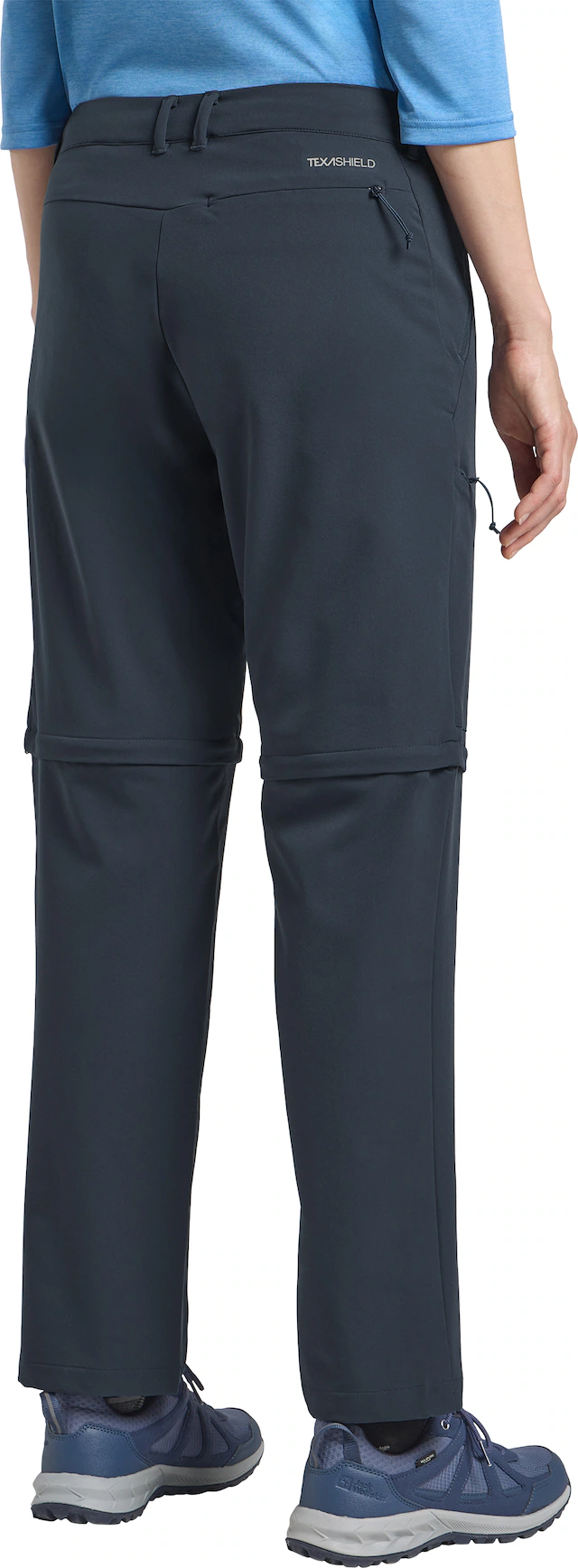 Jack Wolfskin Zip-off-Hose »PICO TRAIL ZIP OFF PANTS W« mit abnehmbaren Hosenbeinen, schnell trocknend, atmungsaktiv