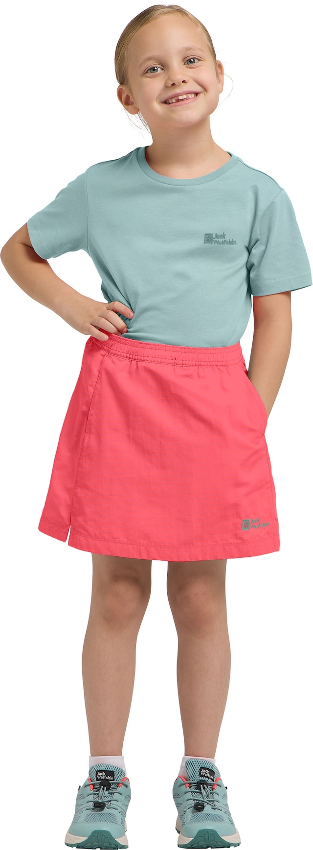 Jack Wolfskin Skort »SUN SKORT G« Skort-Form, mit Eingrifftaschen, schnell trocknend, atmungsaktiv