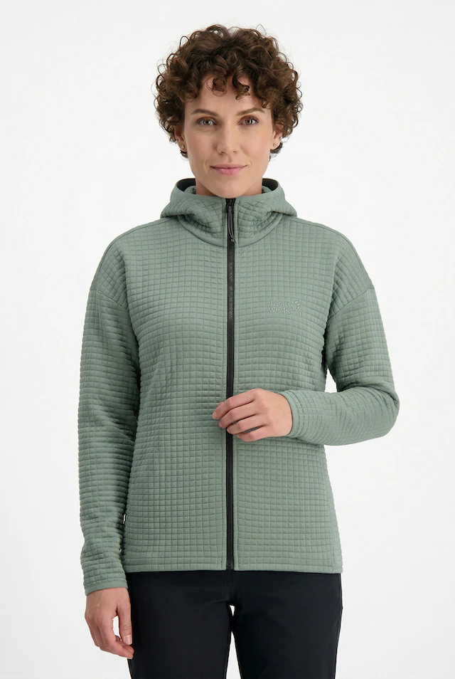 Jack Wolfskin Fleecejacke »MOGARI HOODED FZ W« mit Kapuze mit Kapuze, atmungsaktiv, leicht