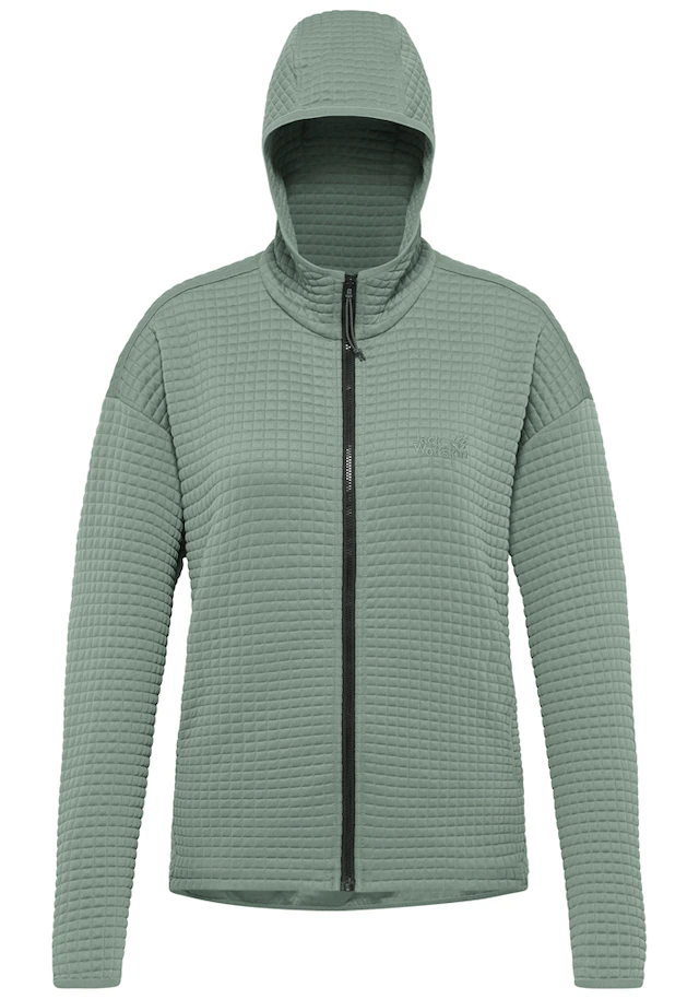 Jack Wolfskin Fleecejacke »MOGARI HOODED FZ W« mit Kapuze mit Kapuze, atmungsaktiv, leicht