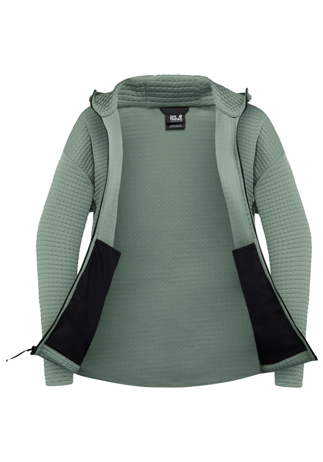 Jack Wolfskin Fleecejacke »MOGARI HOODED FZ W« mit Kapuze mit Kapuze, atmungsaktiv, leicht