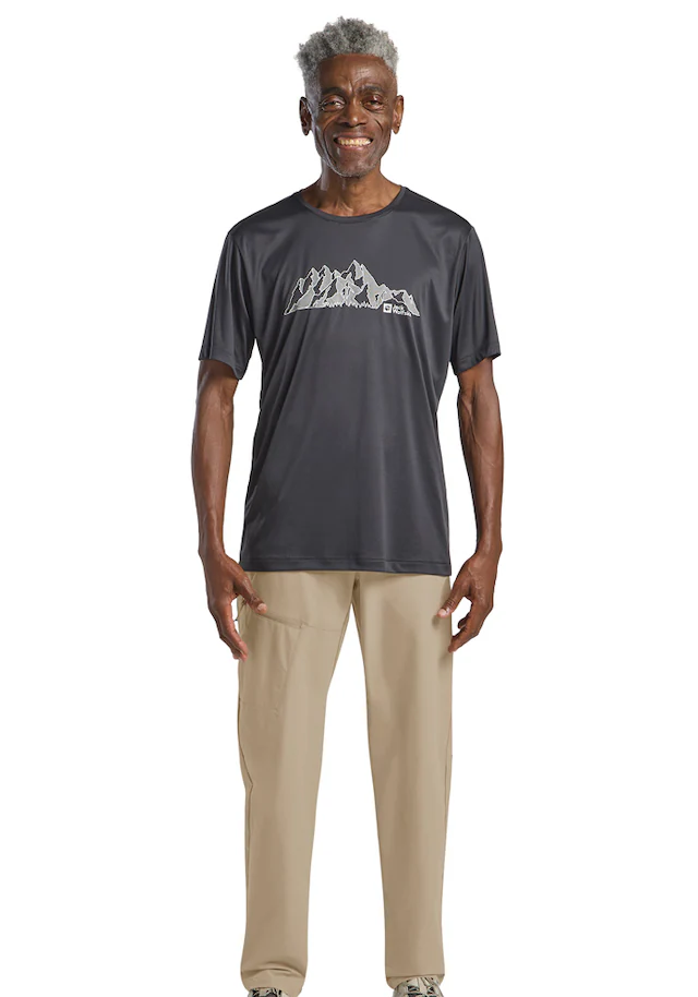 Jack Wolfskin Softshellhose »PICO TRAIL PANTS M« mit Oberschenkeltasche, windabweisend, atmungsaktiv