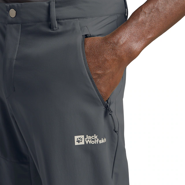 Jack Wolfskin Softshellhose »PICO TRAIL PANTS M« mit Oberschenkeltasche, windabweisend, atmungsaktiv
