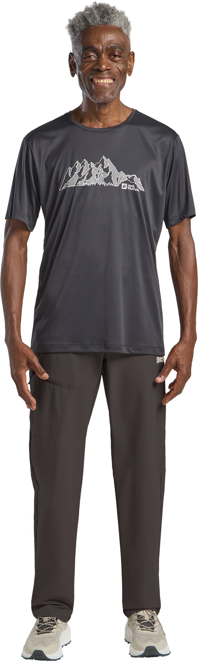 Jack Wolfskin Softshellhose »PICO TRAIL PANTS M« mit Oberschenkeltasche, windabweisend, atmungsaktiv