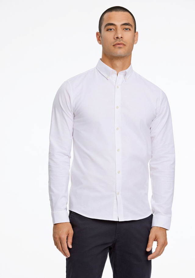 LINDBERGH Businesshemd »Oxford-Hemd (Langarm) Slim Fit«