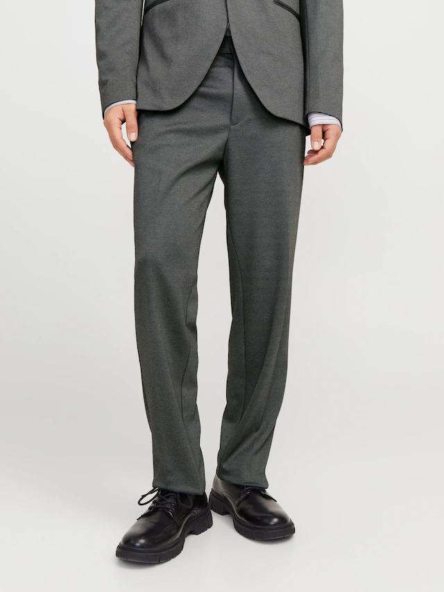Jack & Jones Anzughose »JPRJAXON Businesshose mit mittlerer Bundhöhe« unifarben, modisch, slim fit, Materialmix