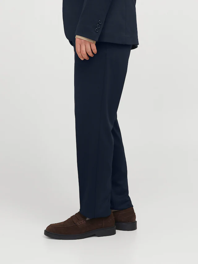 Jack & Jones Anzughose »JPRJAXON Businesshose mit mittlerer Bundhöhe« unifarben, modisch, slim fit, Materialmix