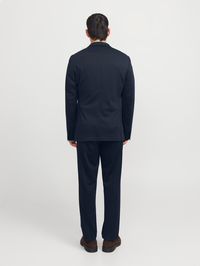 Jack & Jones Anzughose »JPRJAXON Businesshose mit mittlerer Bundhöhe« unifarben, modisch, slim fit, Materialmix