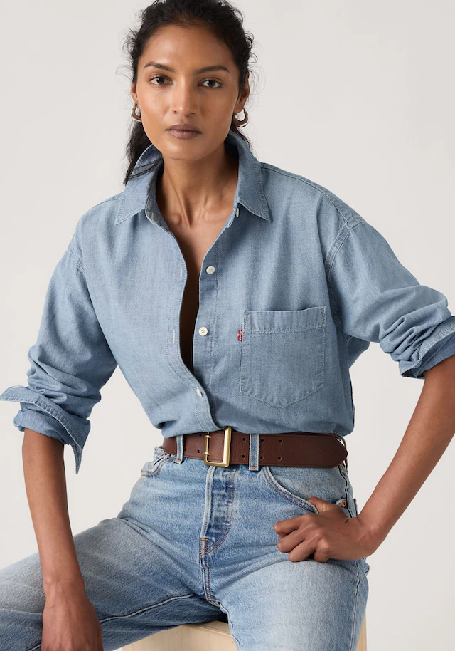 Levi's® Jeansbluse »HARLIE BOYFRIEND SHIRT« mit Brusttasche