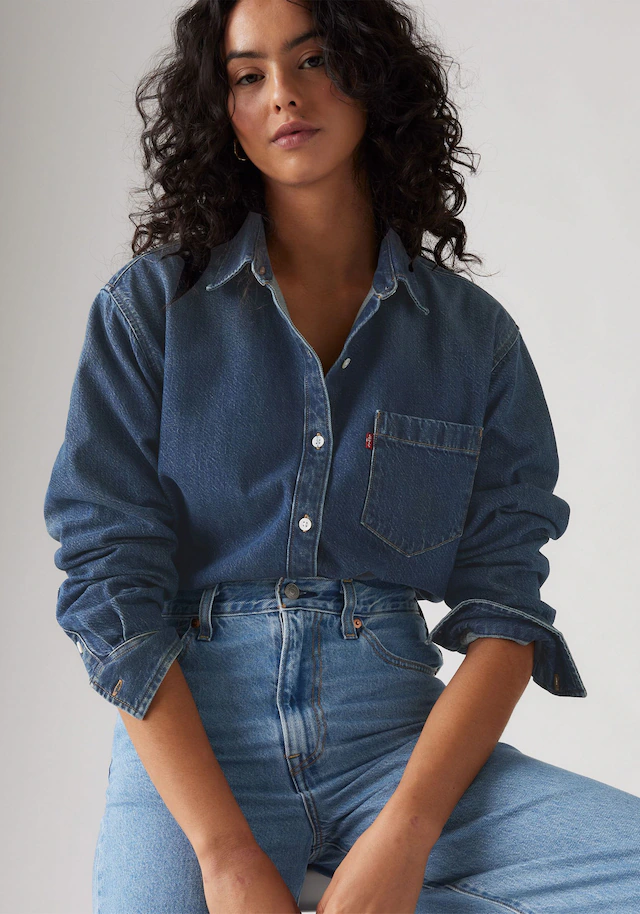 Levi's® Jeansbluse »HARLIE BOYFRIEND SHIRT« mit Brusttasche