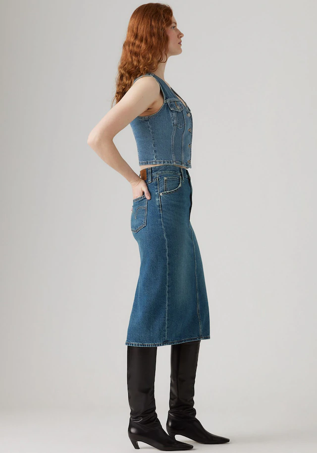 Levi's® Jeansrock »HR BACK SLIT SKIR« mit Schlitz hinten