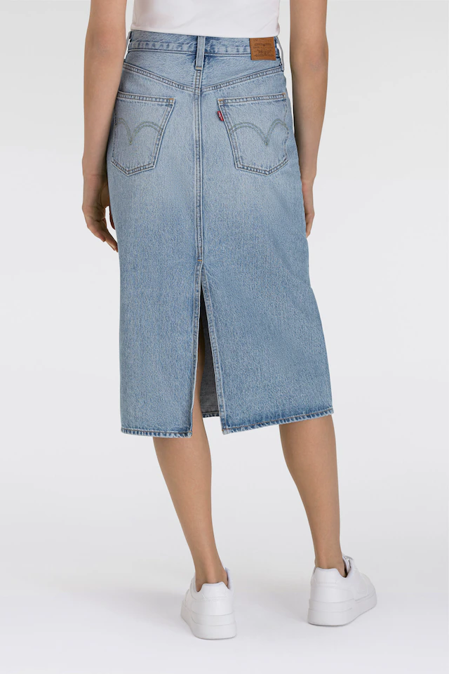 Levi's® Jeansrock »HR BACK SLIT SKIR« mit Schlitz hinten