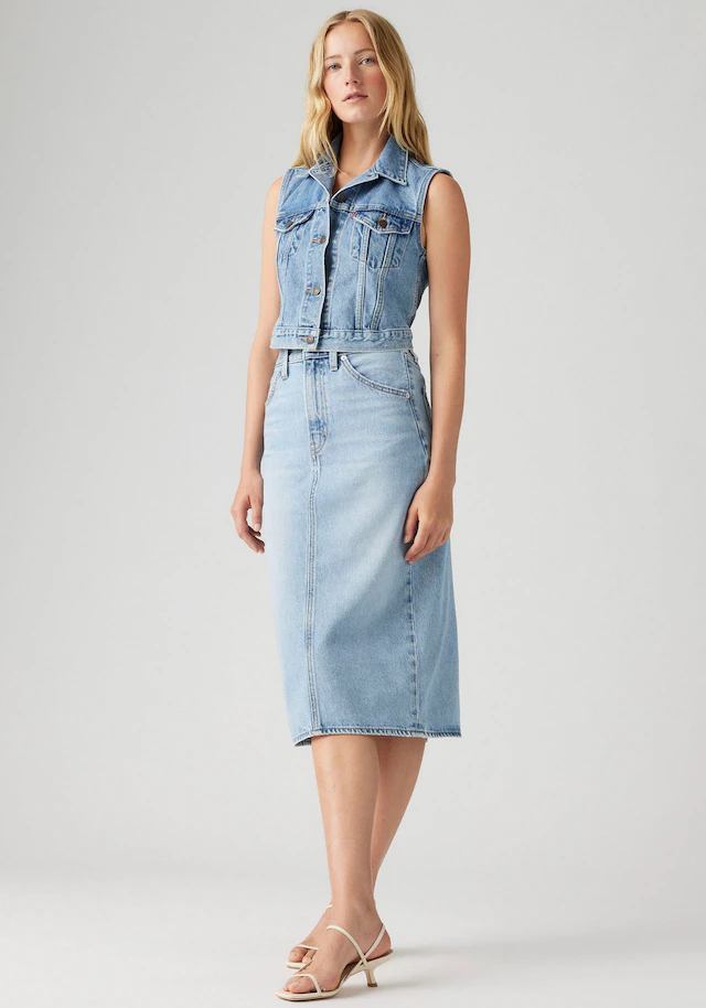 Levi's® Jeansrock »HR BACK SLIT SKIR« mit Schlitz hinten