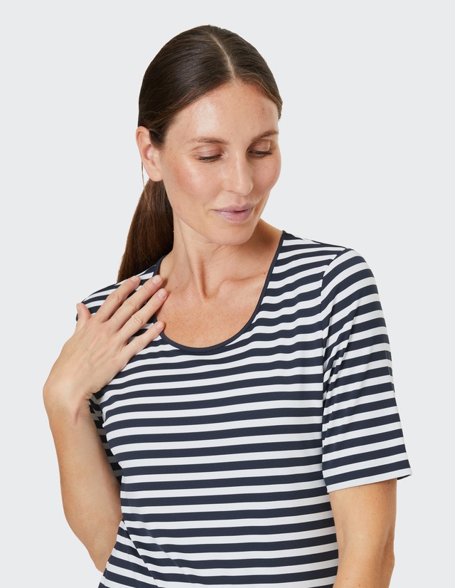 Joy Sportswear T-Shirt »ALLISON« mit eingesetzten Ärmeln, gerader Rumpfabschluss, ohne Verschluss