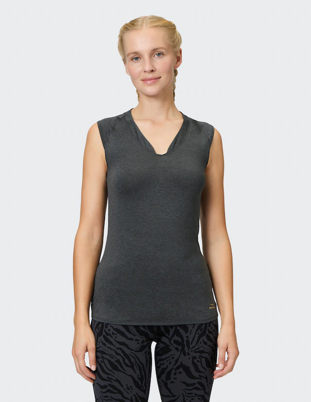 Venice Beach T-Shirt »T-SHIRT ELEAMEE« mit V-Ausschnitt, ärmellos, taillierte Passform