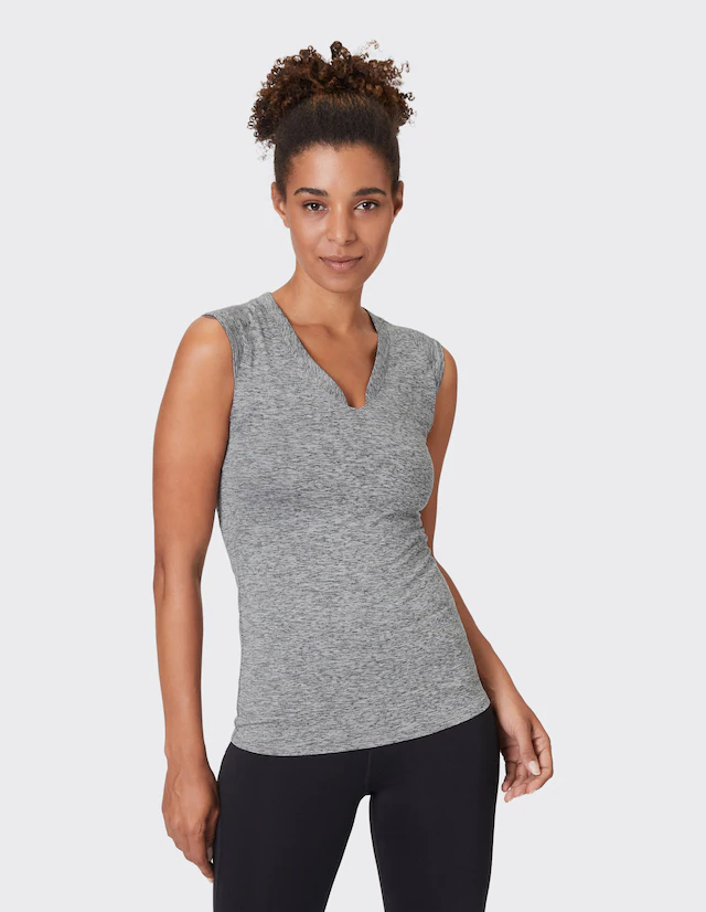 Venice Beach T-Shirt »T-SHIRT ELEAMEE« mit V-Ausschnitt, ärmellos, taillierte Passform