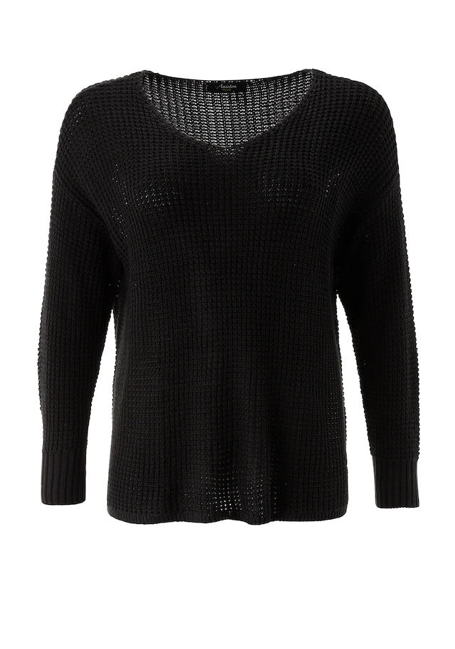 Aniston PLUS Strickpullover im dezenten Ajour-Strickmuster