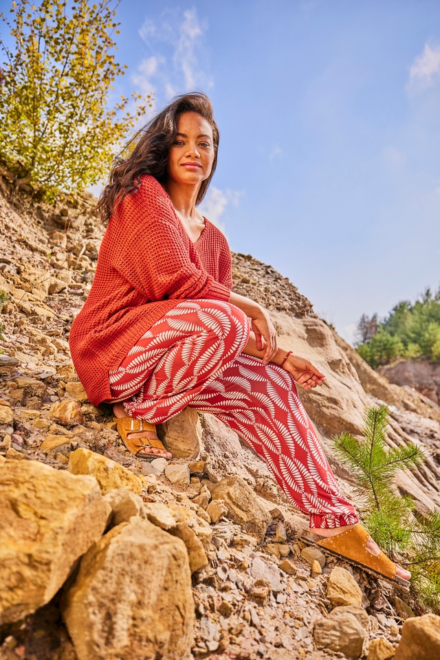 Aniston PLUS Strickpullover im dezenten Ajour-Strickmuster