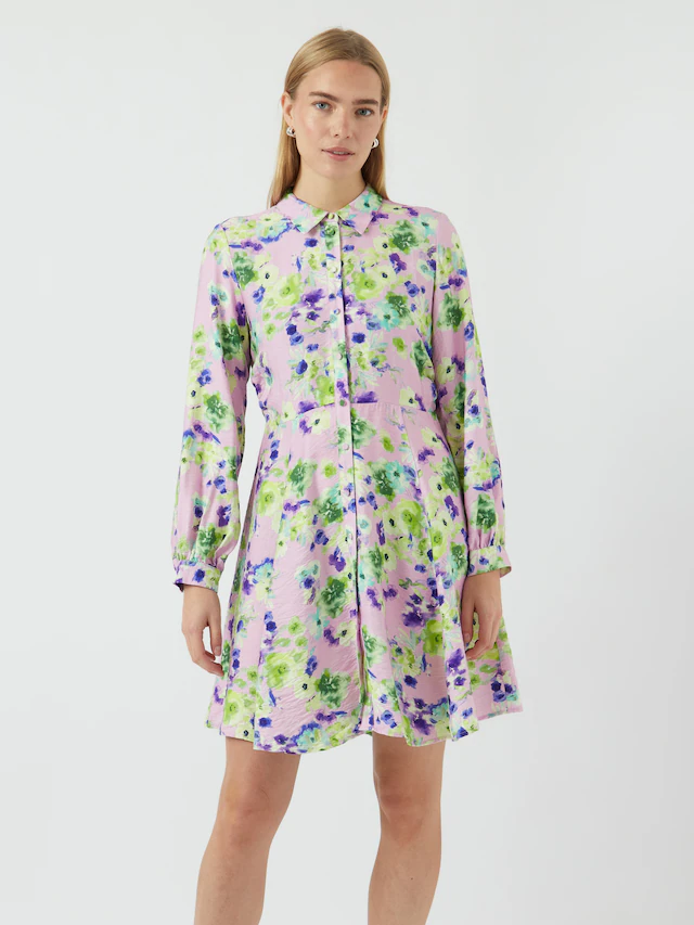Y.A.S Hemdblusenkleid »YASKAYA LS SHIRT DRESS S. NOOS« Sommerkleid,