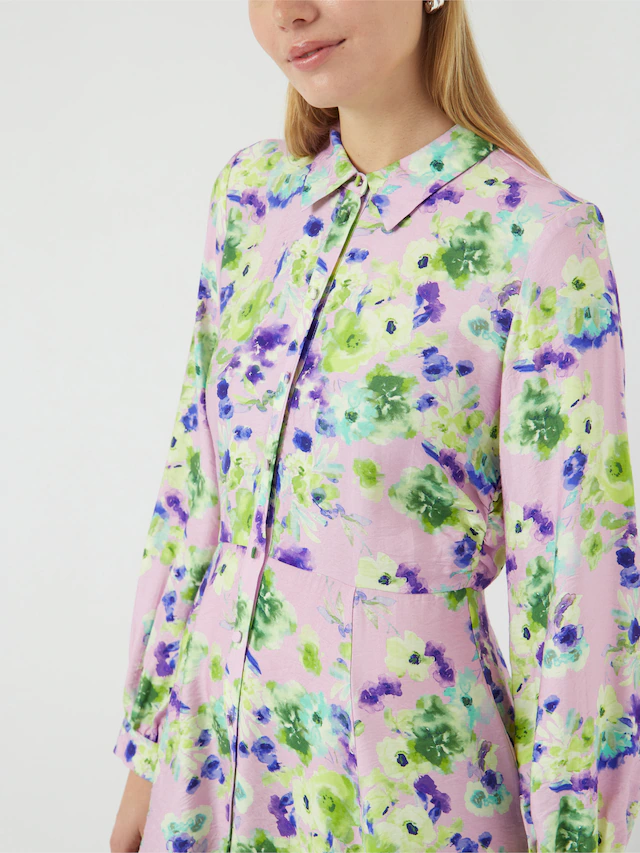 Y.A.S Hemdblusenkleid »YASKAYA LS SHIRT DRESS S. NOOS« Sommerkleid,